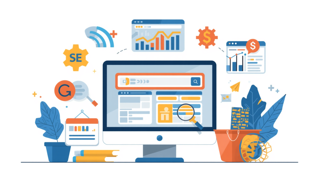 SEO and digital marketing strategies to boost website traffic and improve search rankings