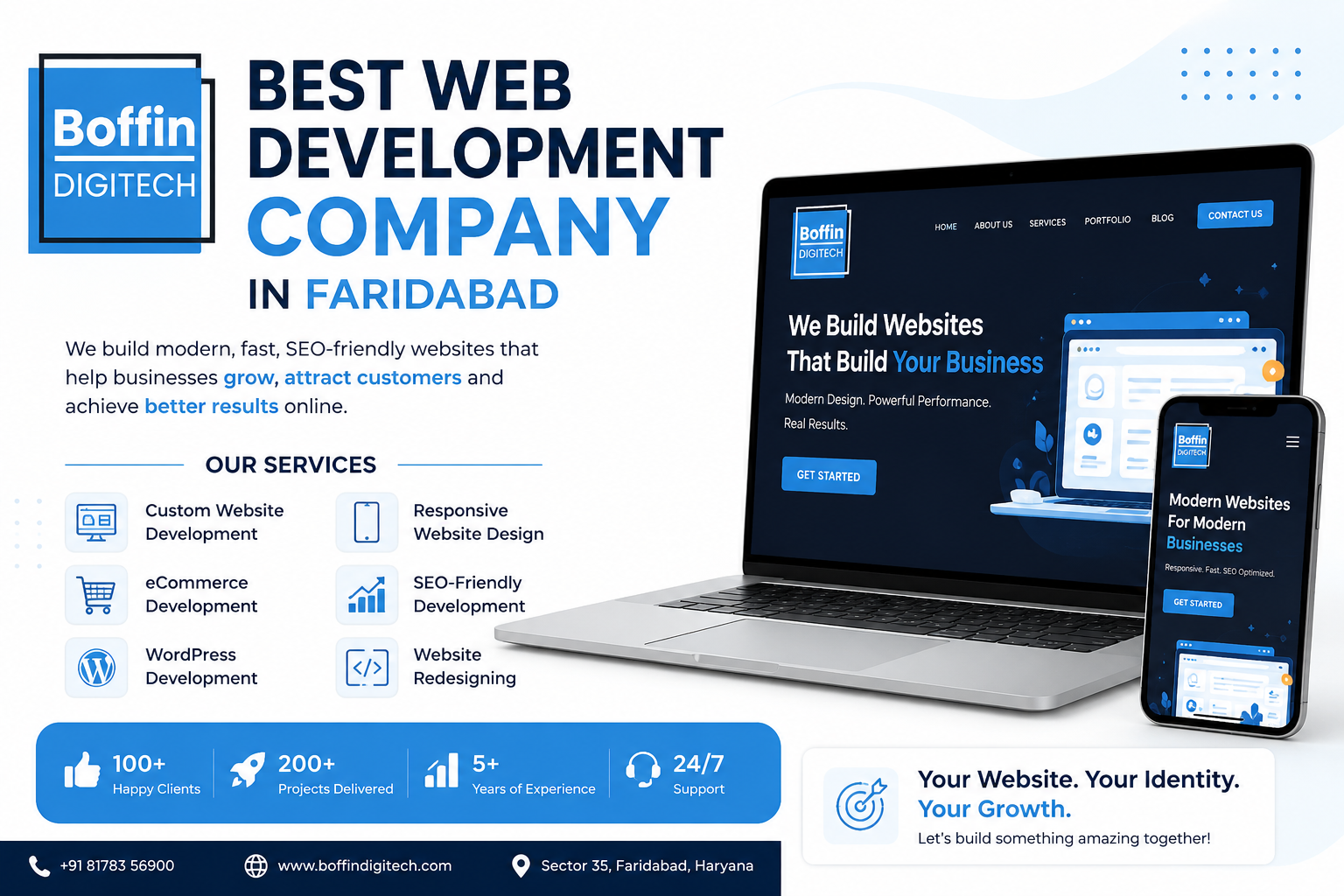 Best Web Development Company in Faridabad – Build a Website That Grows Your Business